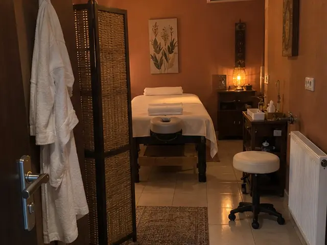 Paravanlı, mumla aydınlanan masaj odası — Çatalca, Masaj Salonun