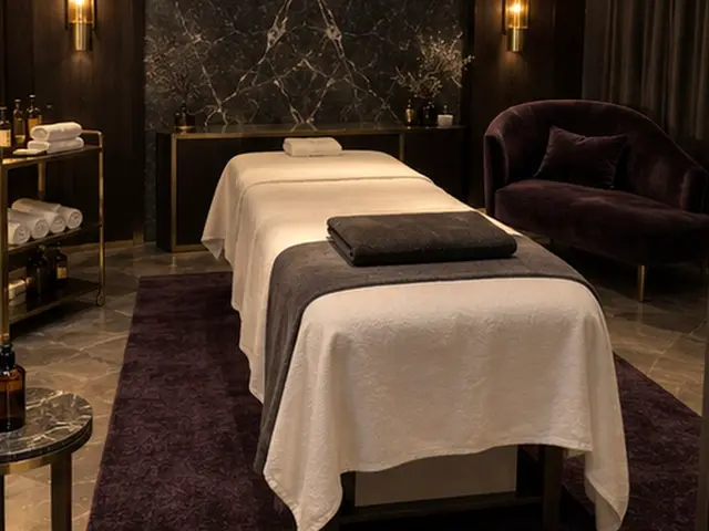 Siyah mermer duvarlı masaj odası — Çatalca, Masaj Salonun